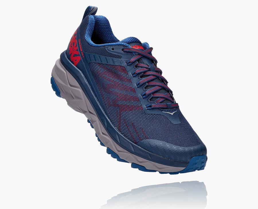 Trail Shoes Mens - Hoka One One Challenger ATR 5 - Navy - RCGDJOW-87